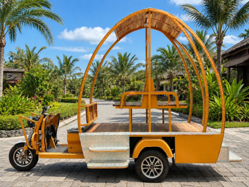 Wooden Golf Cart