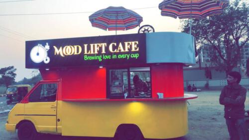 DOUBLE DECKER CAFE MODIFED BY ASHISH MOTORS 