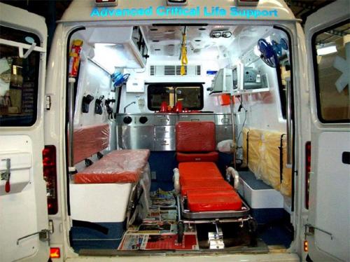 Ambulance Modification On Tempo Traveller By Ashish Motors 