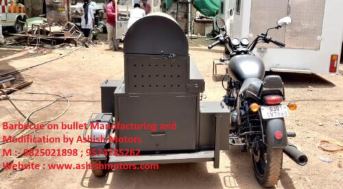 Barbecue on Bullet Manufacturing and Modification by Ashish Motors