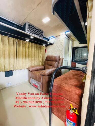 Vanity Van on Force Urbania Modification by Ashish Motors